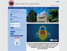 Tablet Screenshot of iowalandtitle.org
